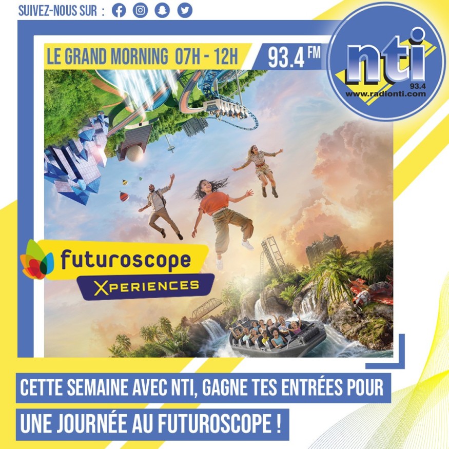 Cette semaine, NTI vous offre votre Pack Famille pour le Futuroscope !